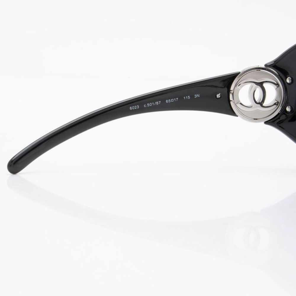 Chanel Rectangular Shield Sunglasses - image 4